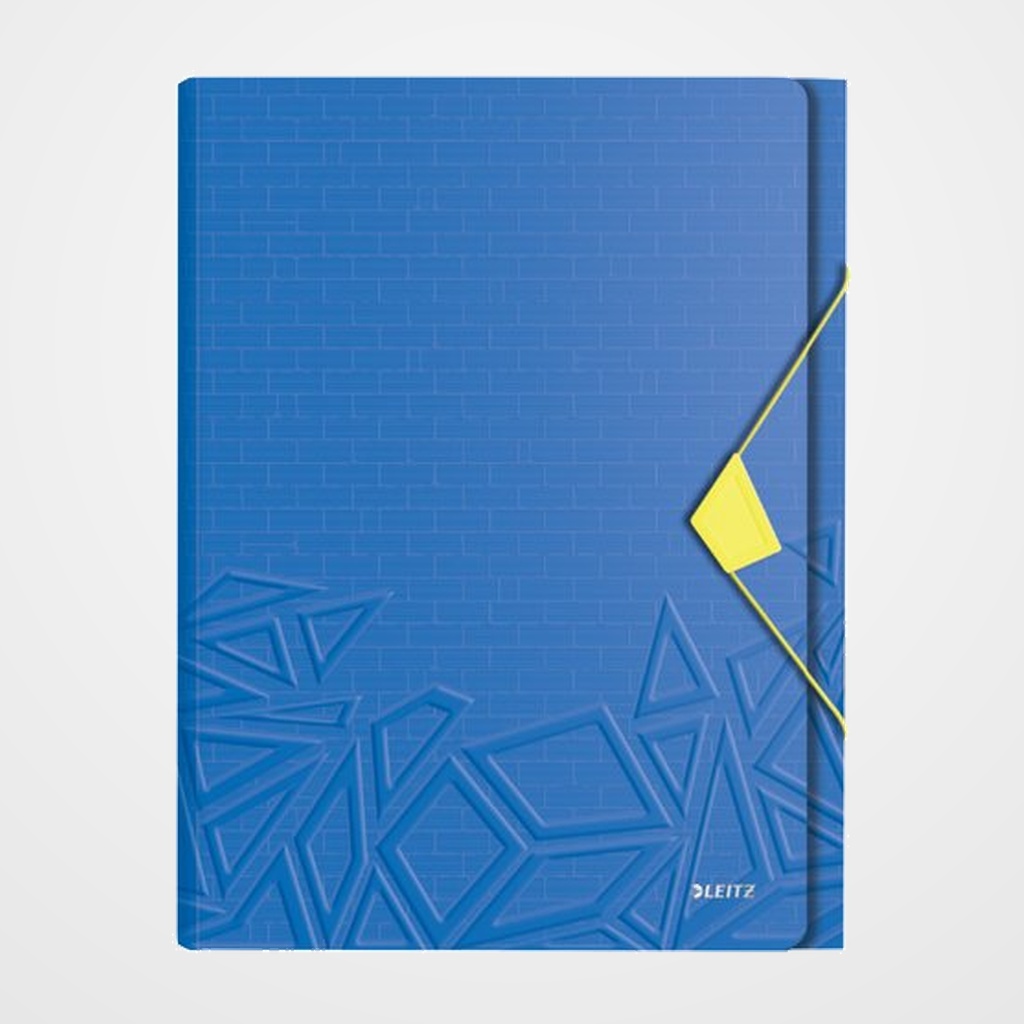 CLASIFICADOR ACORDEON LEITZ URBAN CHIC PP A4 6 SEPARAD. AZUL