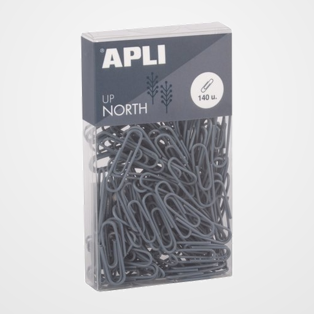 CLIP COLOR APLI UP NORTH AZUL (28 mm.) CAJA de 140