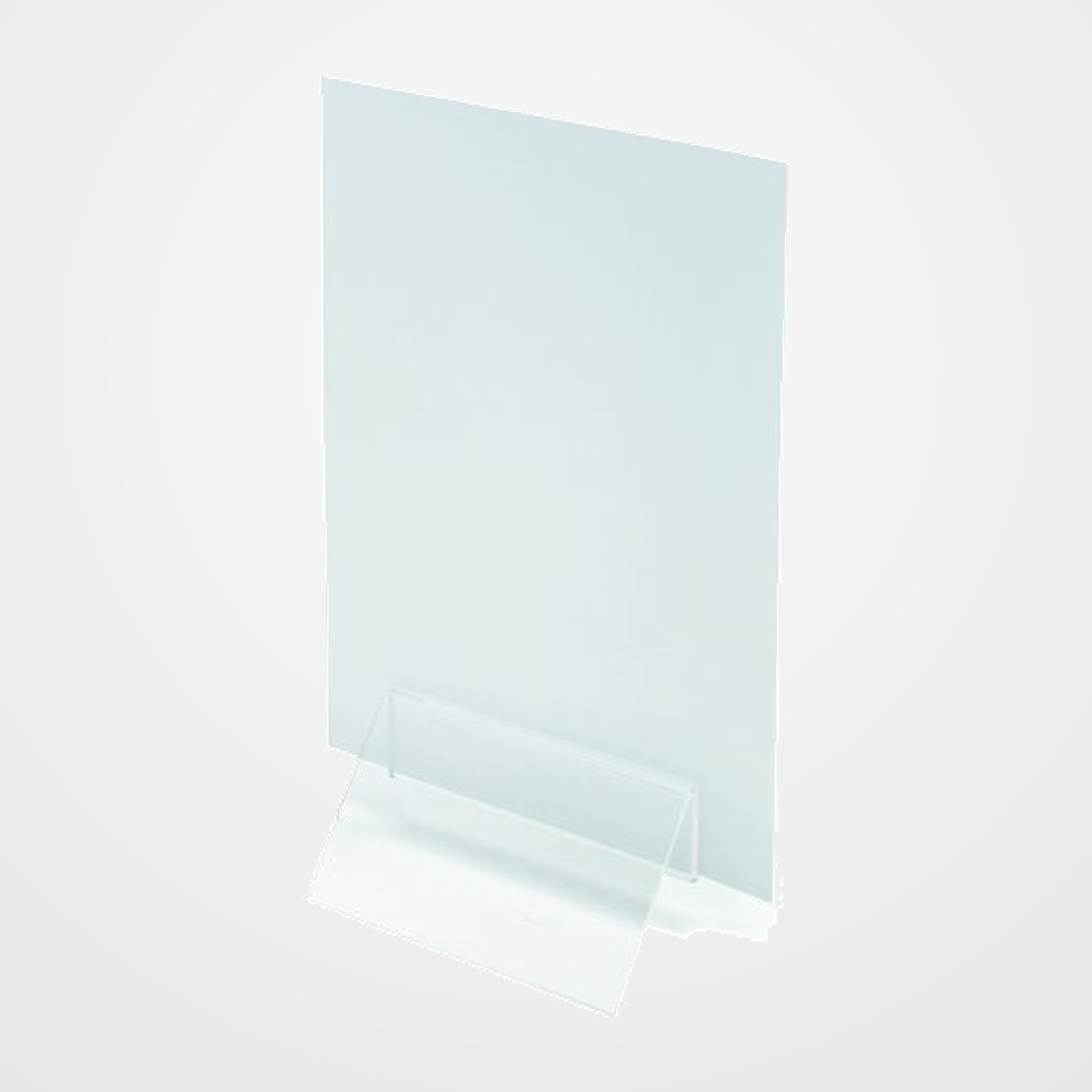 CLIP PORTAMENU DEFLECT-O ANCHO 100 MM. TRANSPARENTE