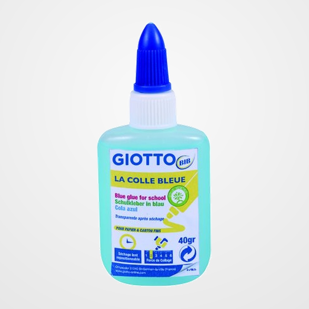 COLA AZUL-TRANSP. GIOTTO BIB ESCOLAR 40g