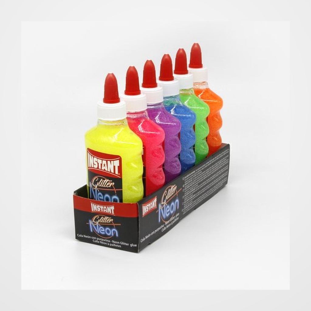 COLA NEON COLOR INSTANT 180 ml SURTIDO de 6