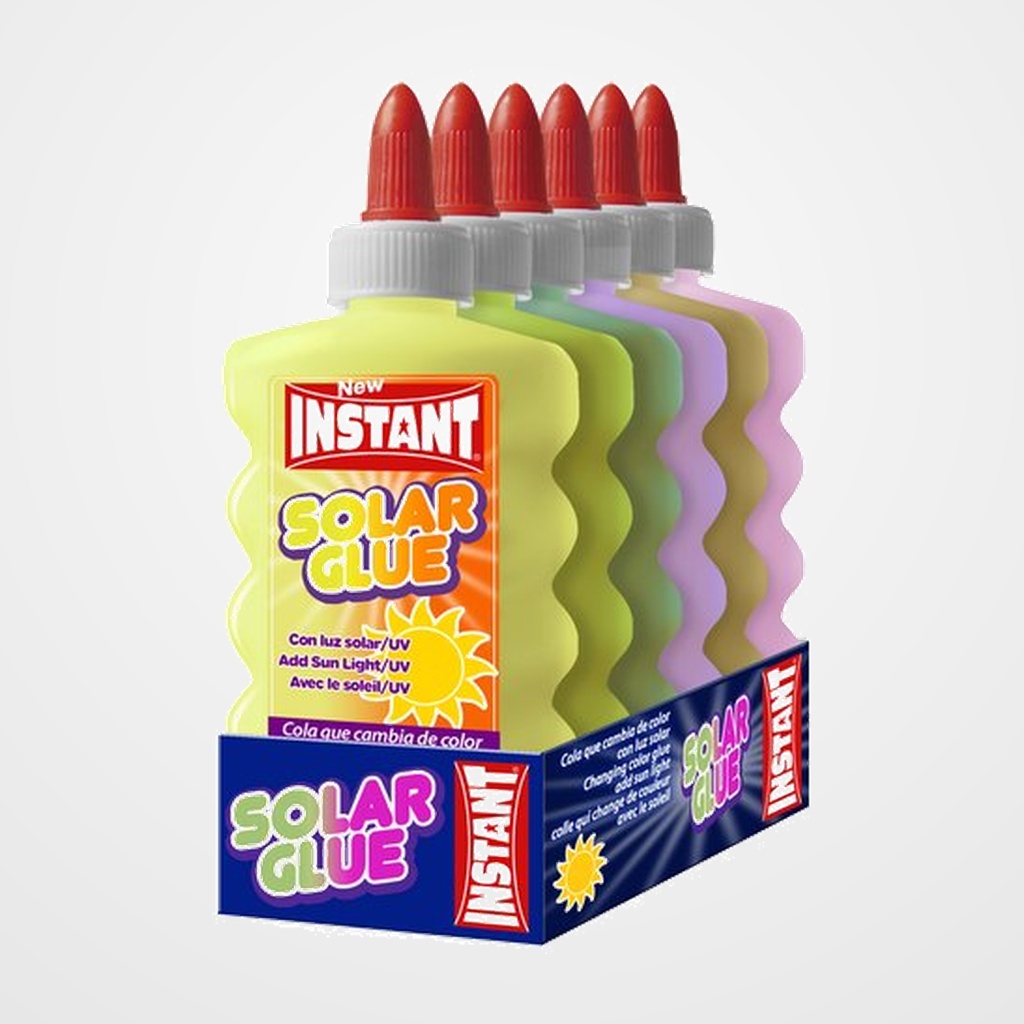 COLA SOLAR COLOR INSTANT 180 ml SURTIDO de 6