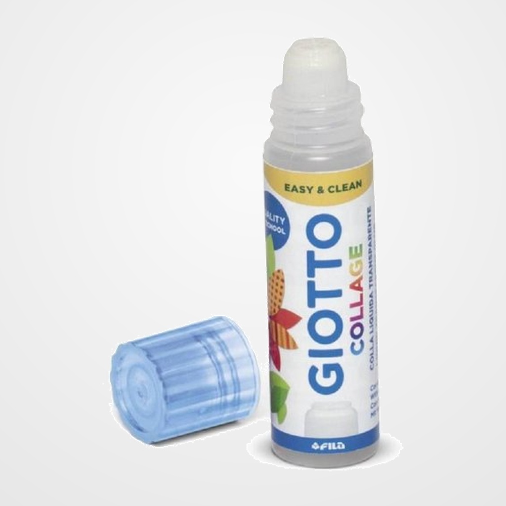 COLA TRANSPARENTE GIOTTO COLLAGE STICK C/ESPONJA INFANTIL 40g