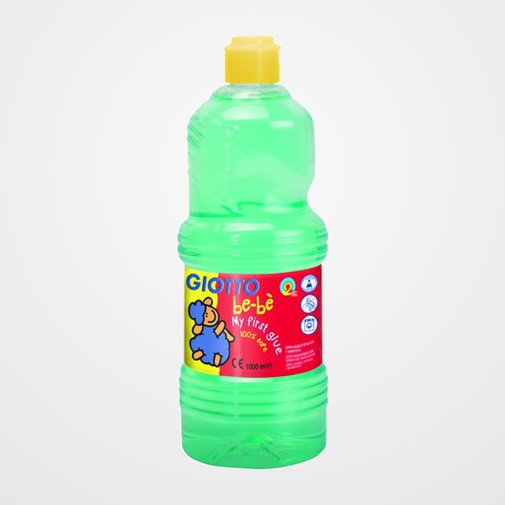 COLA VERDE-TRANSP. GIOTTO BEBE 1 LITRO