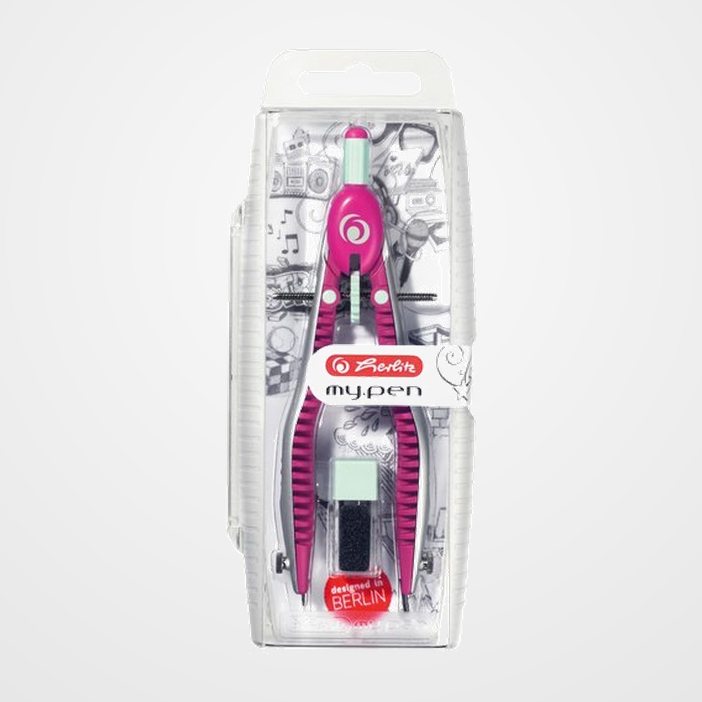 COMPAS HERLITZ MY.PEN CON BIGOTERA MENTA/PURPURA