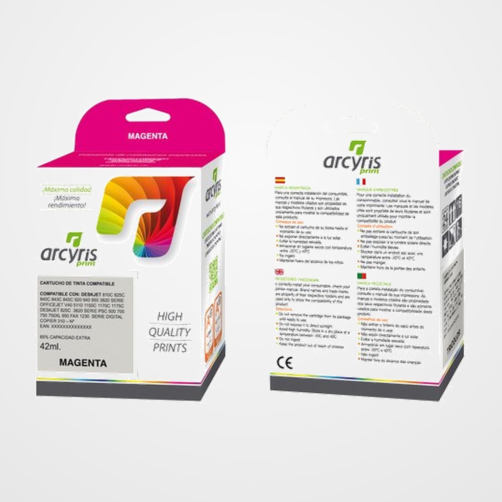 ***COMPATIBLE CANON INKJET BCI-3EY BJC 3000/6000/6001/S400 AMARILLO 14 ML.