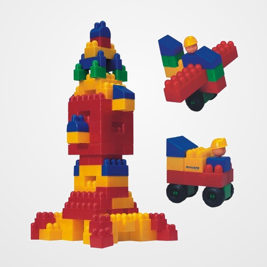 CONTENEDOR MINILAND DE 120 BLOCS PARA CONSTRUCCIONES