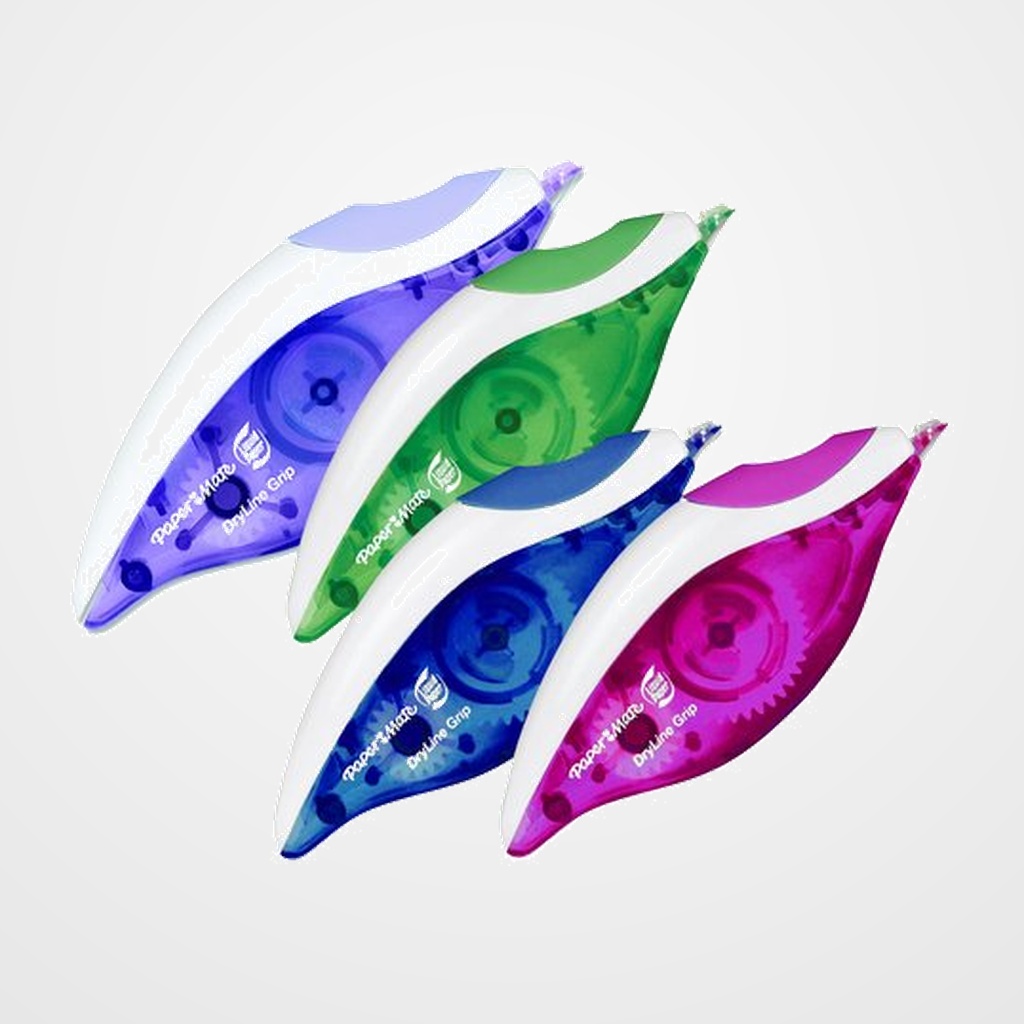 [15103012] CORRECTOR CINTA PAPER MATE DRYLINE GRIP 8,5 m COLORES