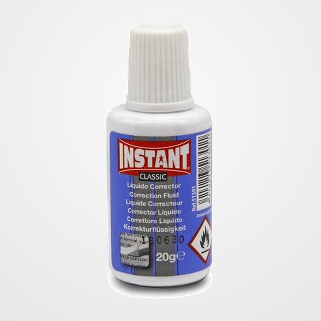 CORRECTOR LIQUIDO FRASCO INSTANT 20 ml