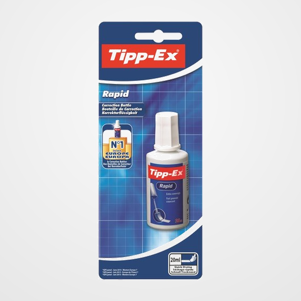 [15101034] CORRECTOR LIQUIDO FRASCO TIPPEX 20 ml BLISTER de 1