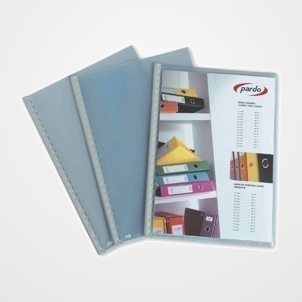 CUADERNILLO de 10 FUNDAS PARDO 100µ 315x230mm