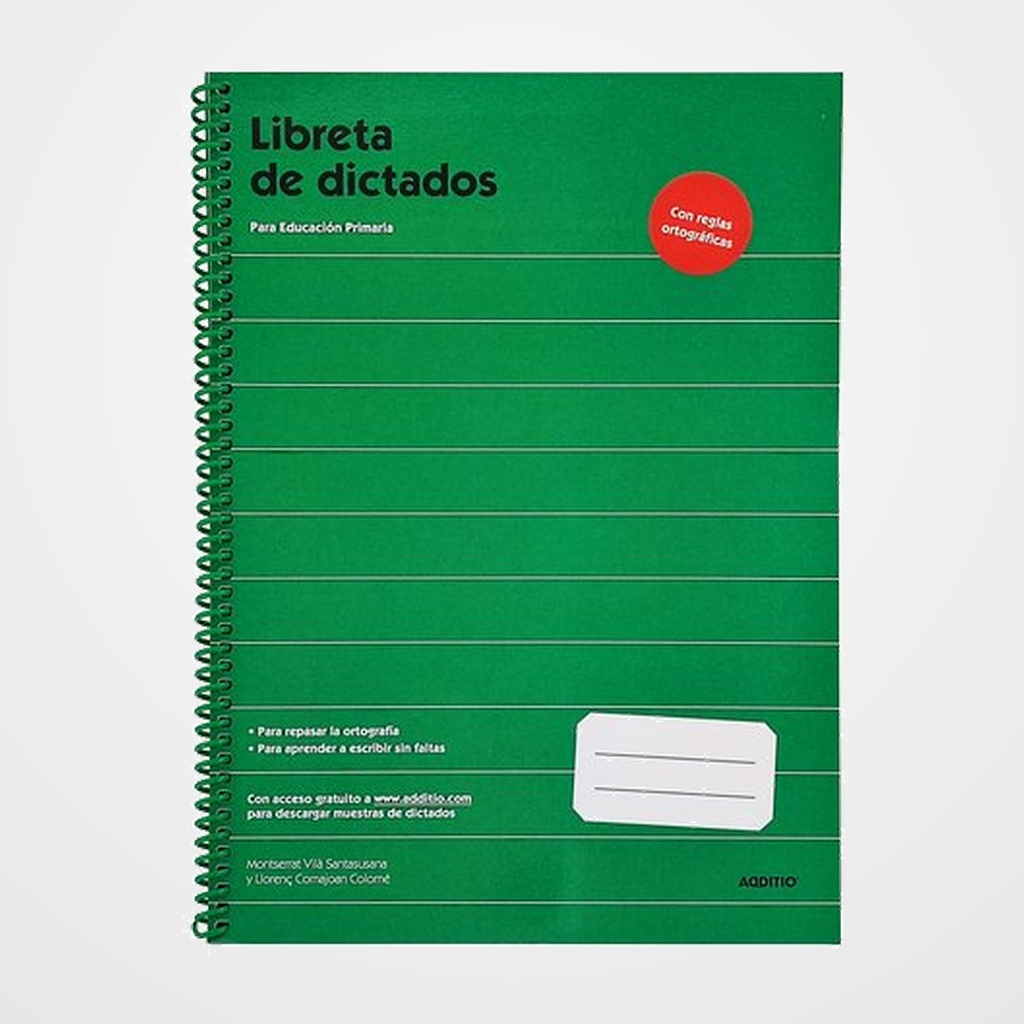CUADERNO ADDITIO A4 DICTADOS PRIMARIA