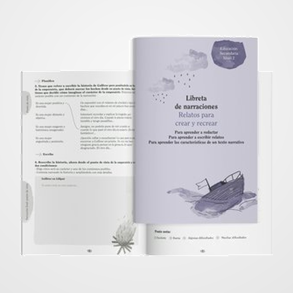 CUADERNO ADDITIO 285x195 NARRACIONES NIVEL 2 SECUNDARIA