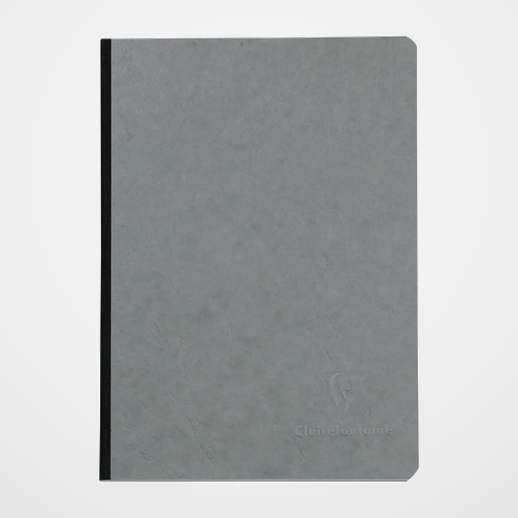 [12601577] CUADERNO CLAIREFONTAINE AGE BAG COSIDO A5 LISO 96h GRIS