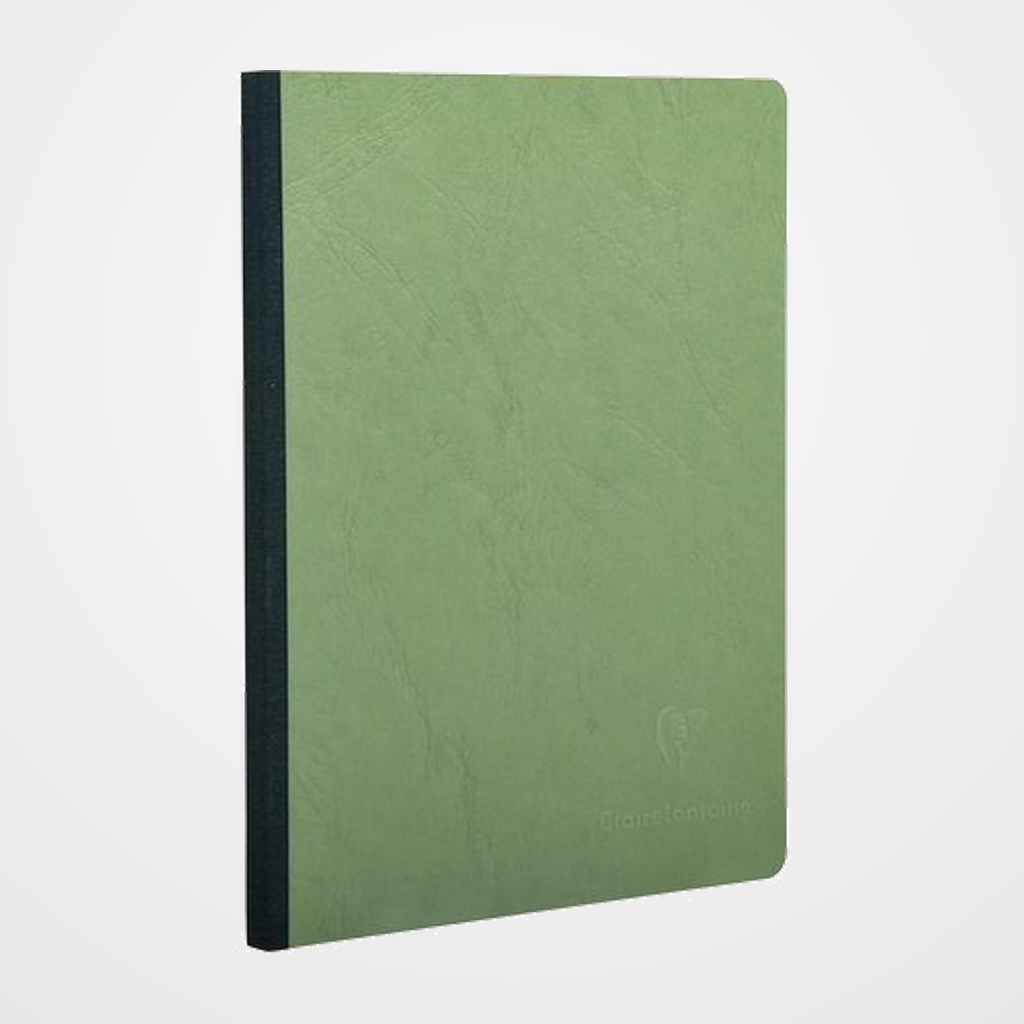 CUADERNO CLAIREFONTAINE AGE BAG COSIDO A5 LISO 96h VERDE