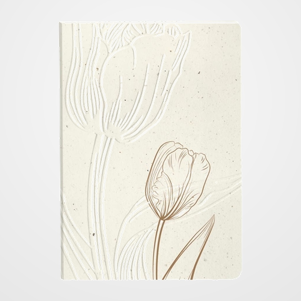 CUADERNO CLAIREFONTAINE “TULIP PAPER” ENCOLADO A5 DOTS 64h