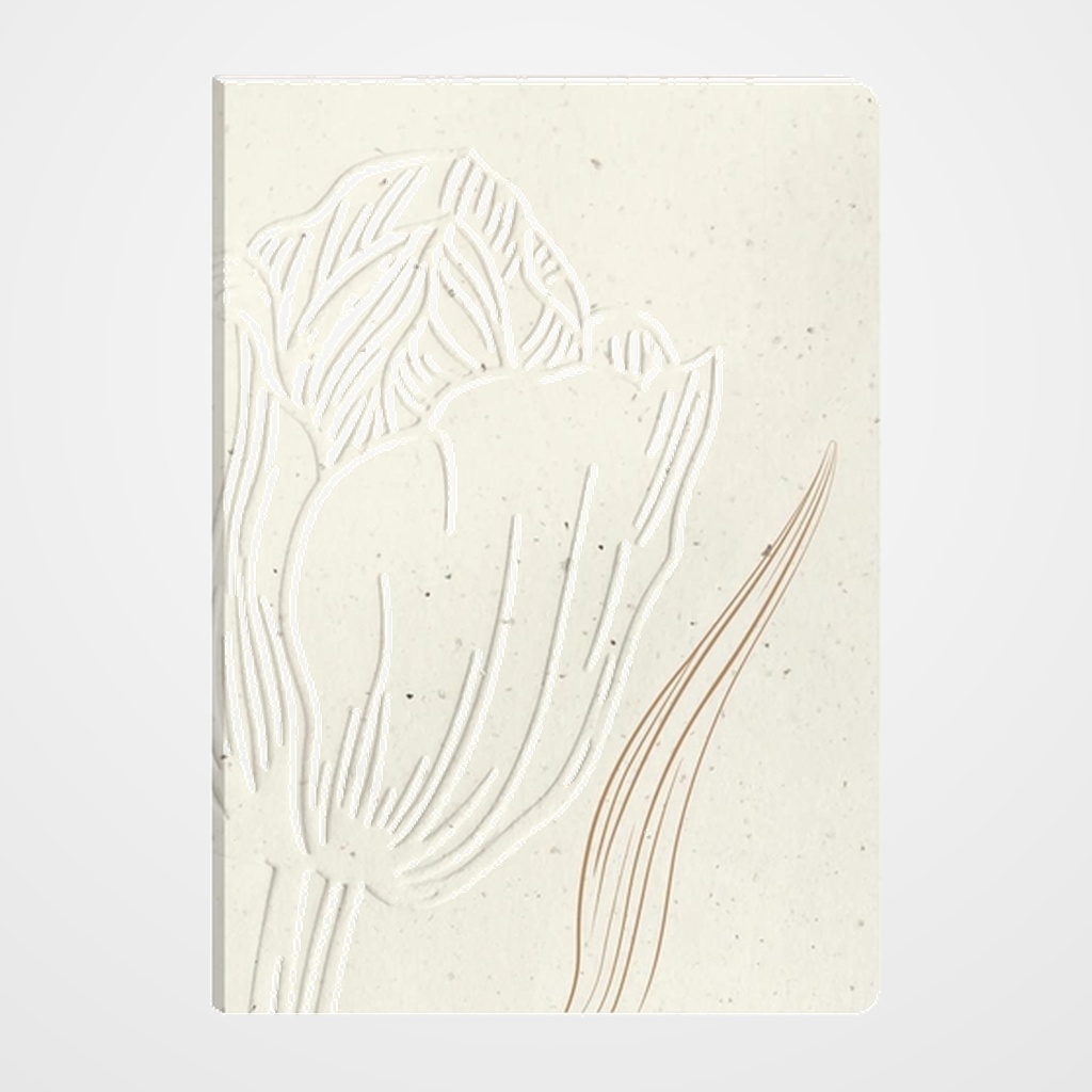 [12601584] CUADERNO CLAIREFONTAINE “TULIP PAPER” ENCOLADO A6 DOTS 64h