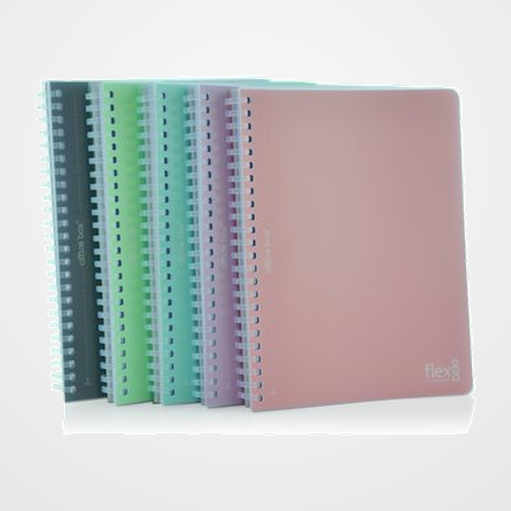 CUADERNO DE NOTAS OFFICE BOX FLEXI A5 80h SURTIDO