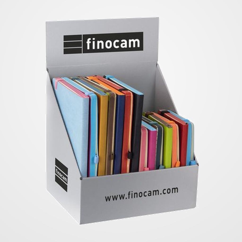 CUADERNO FINOCAM MODERN F3+FA5 LISO EXPOSITOR DE 14 UNIDADES