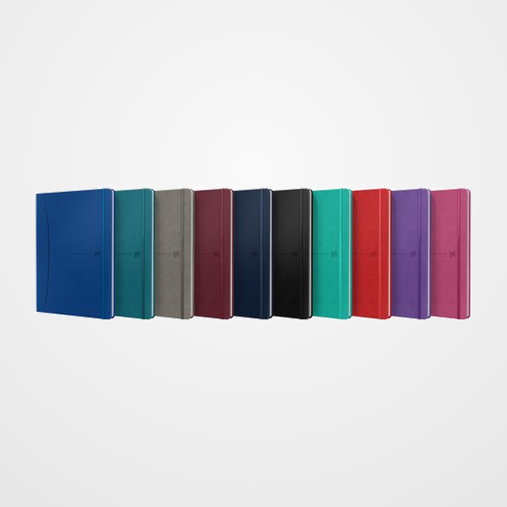 CUADERNO OXFORD SIGNATURE tapa EXTRA B5 80h HORIZONTAL COLORES CLASICOS+VIVOS (9)