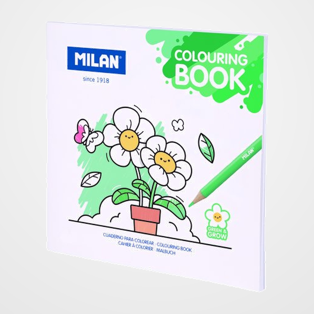 CUADERNO PARA COLOREAR MILAN 140g 20h GREEN&GROW