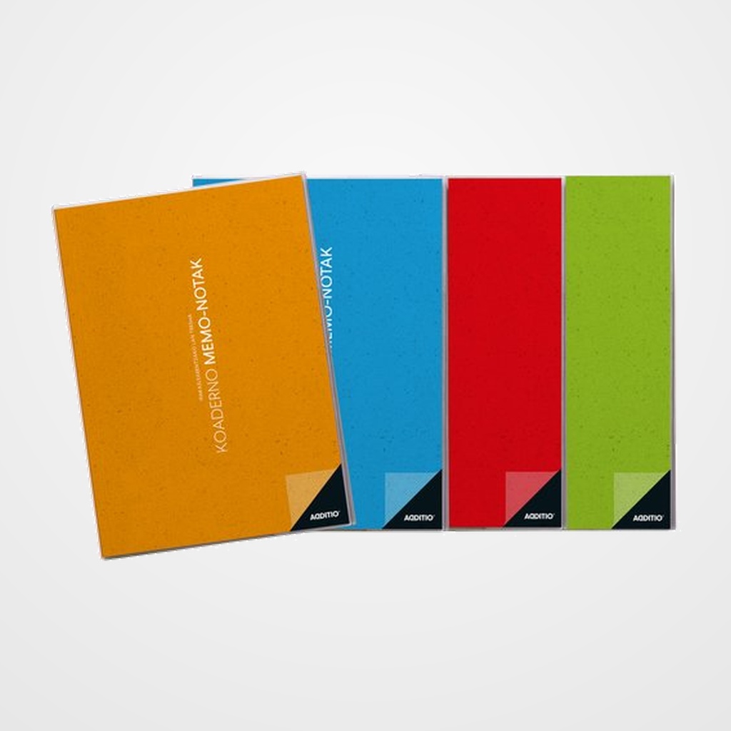CUADERNO PROFESOR ADDITIO MEMO-NOTAS A4 SURTIDO EUSKERA