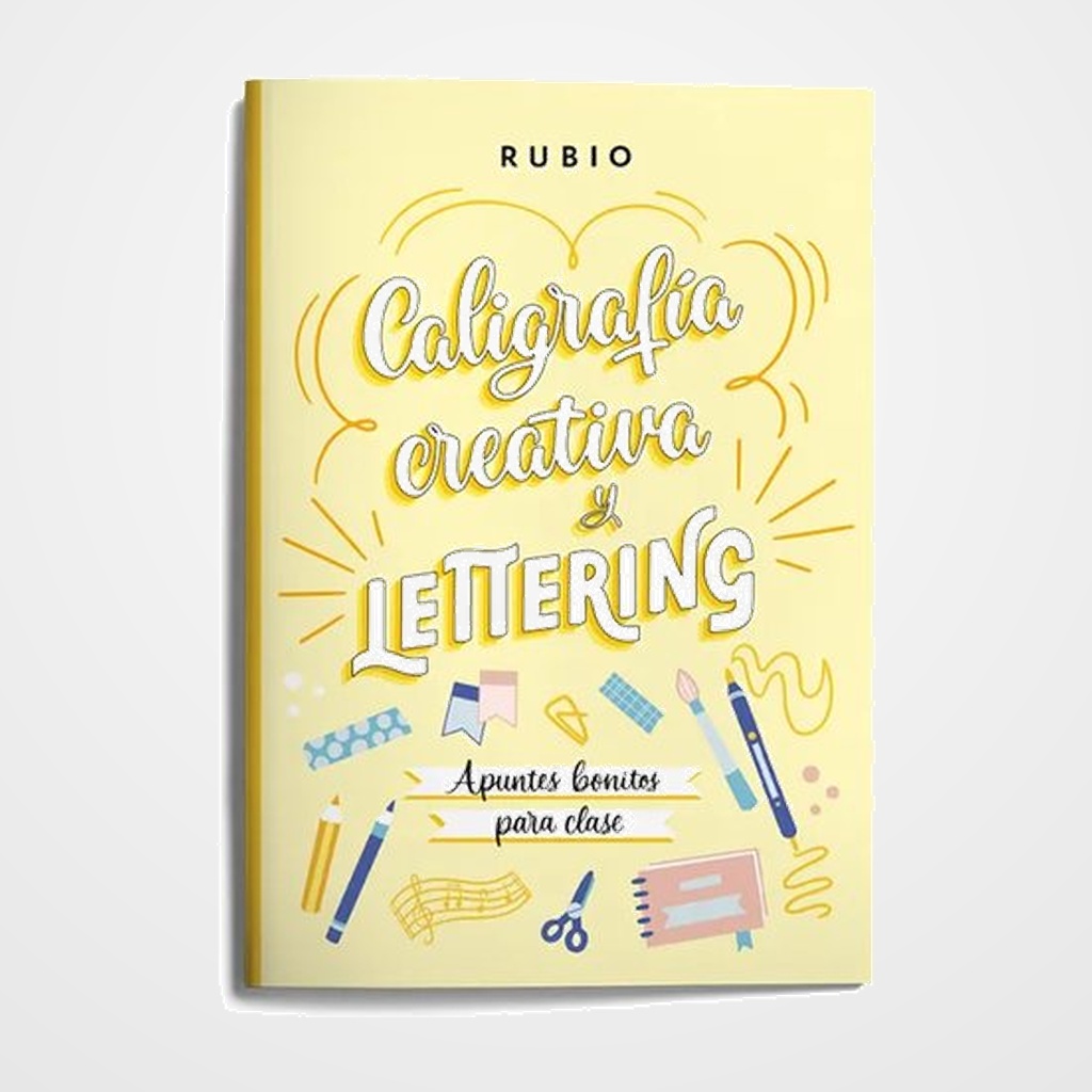 CUADERNO RUBIO A4 CALIGRAFIA CREATIVA Y LETTERING - APUNTES BONITOS PARA CLASE (+12 años)