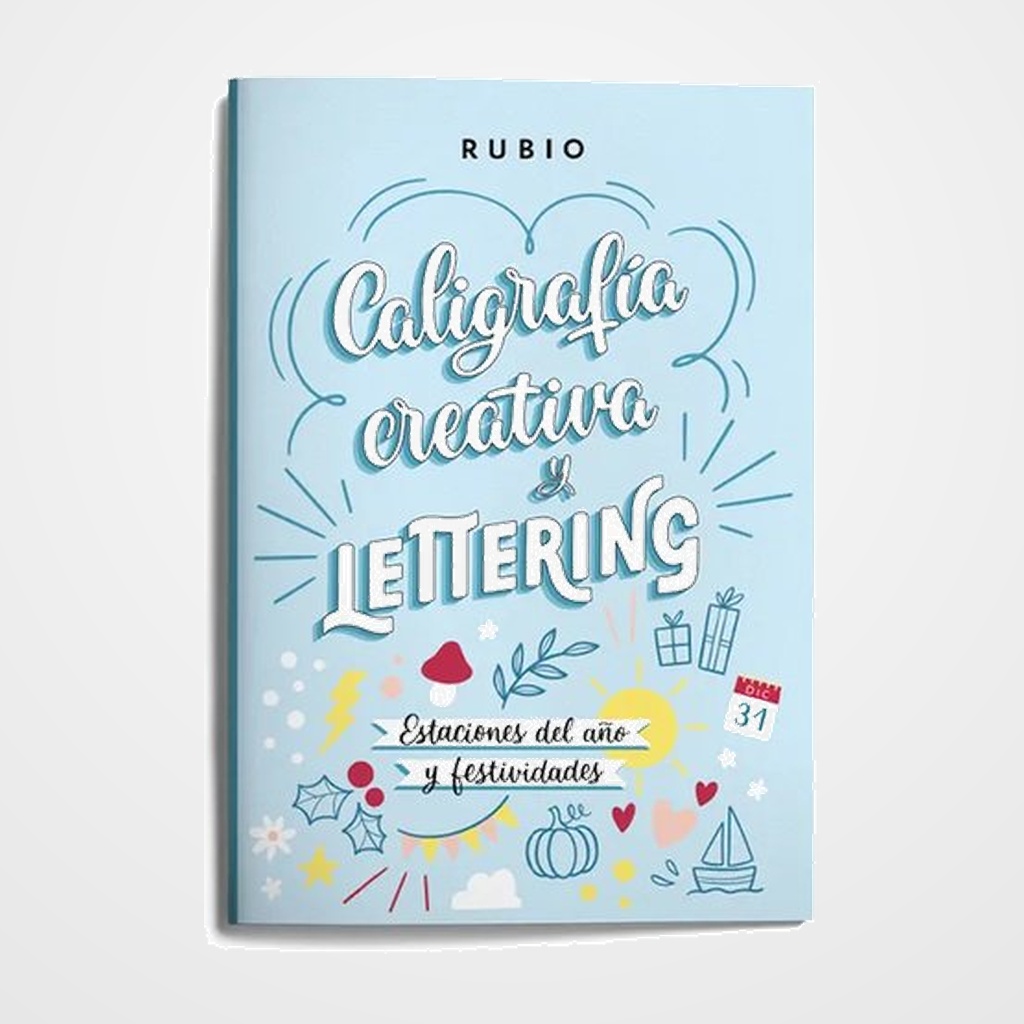 CUADERNO RUBIO A4 CALIGRAFIA CREATIVA Y LETTERING - ESTACIONES DEL AÑO Y FESTIVIDADES (+12 años)