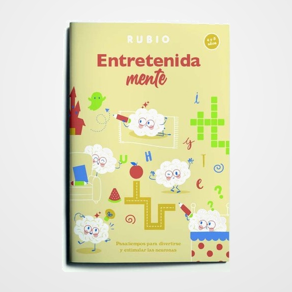 CUADERNO RUBIO A4 ENTRETENIDAMENTE (4-5 años)