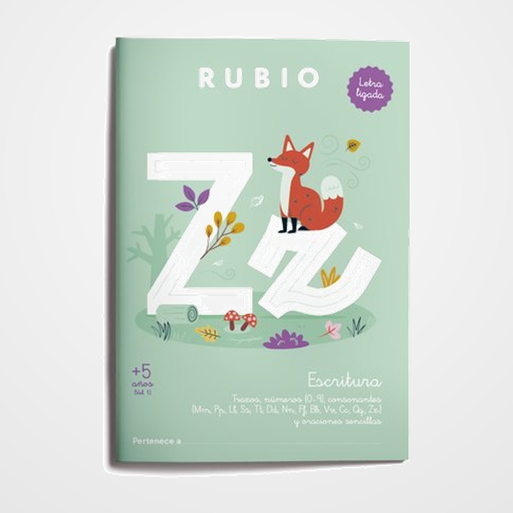 CUADERNO RUBIO A4 ESCRITURA CON LETRA LIGADA VOL.1 (+5 años)