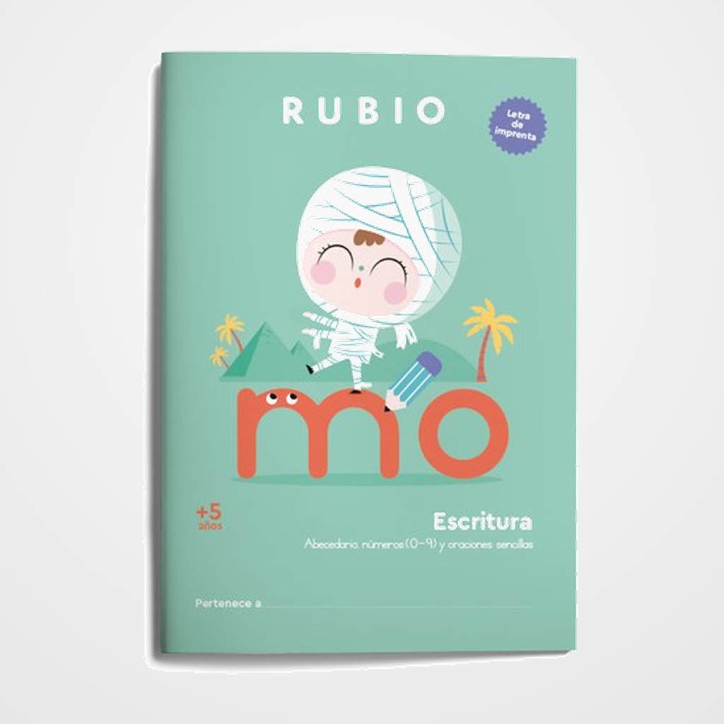 CUADERNO RUBIO A4 ESCRITURA LETRA DE IMPRENTA (+5 años)