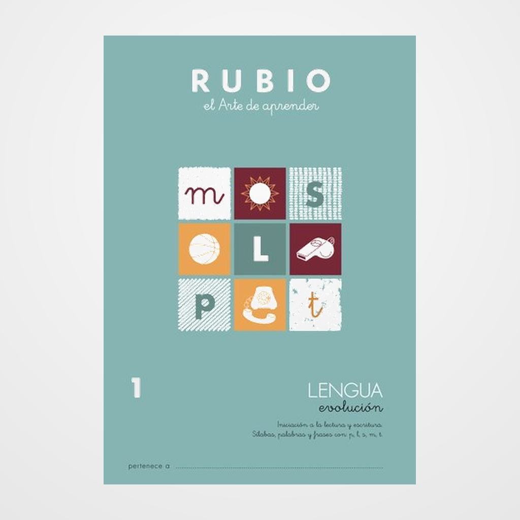 CUADERNO RUBIO A4 LENGUA EVOLUCION Nº 1 (5-6 años)