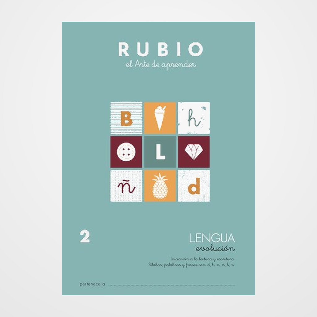 [12602080] CUADERNO RUBIO A4 LENGUA EVOLUCION Nº 2 (5-6 años)