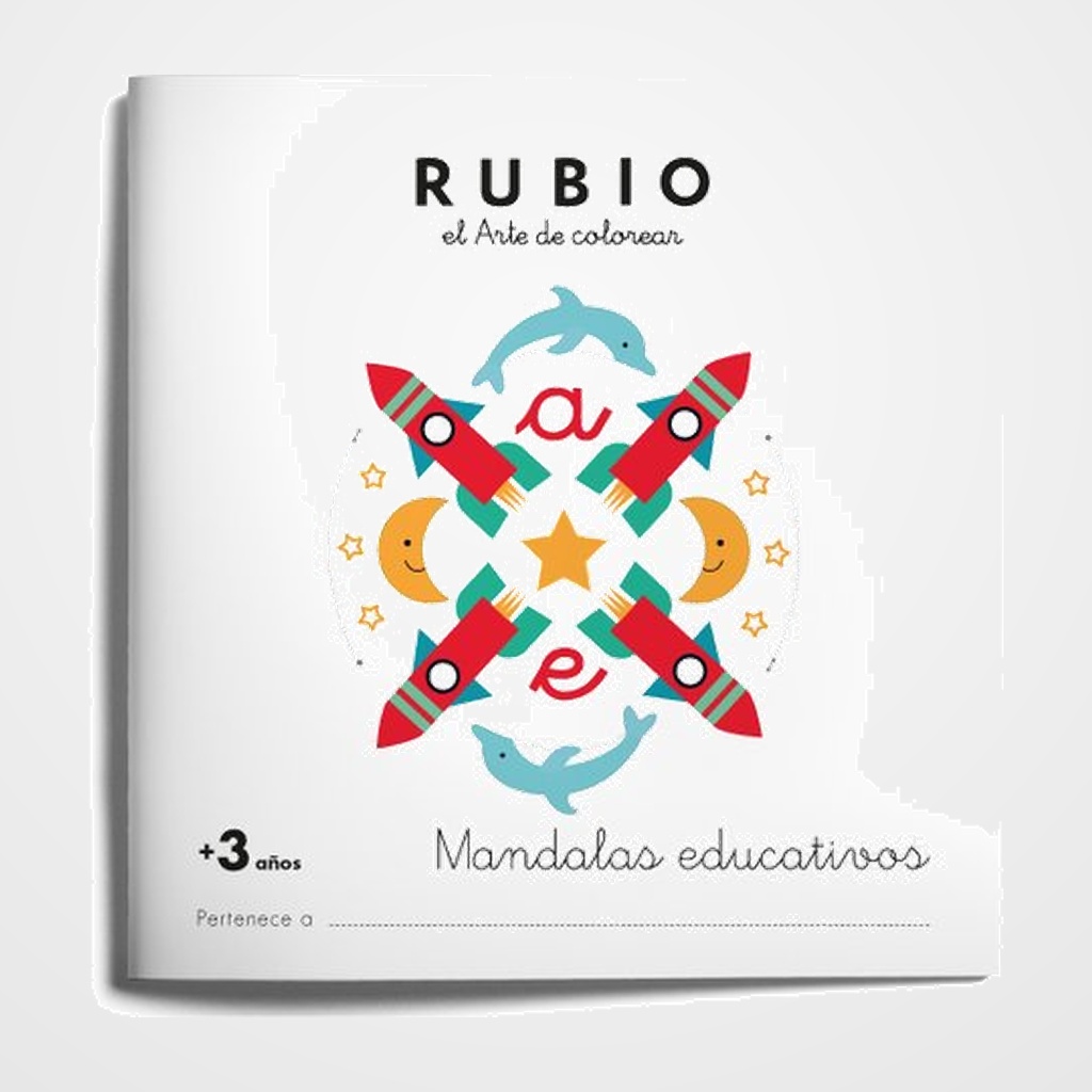 CUADERNO RUBIO A4 MANDALA EDUCATIVO (+3 años)