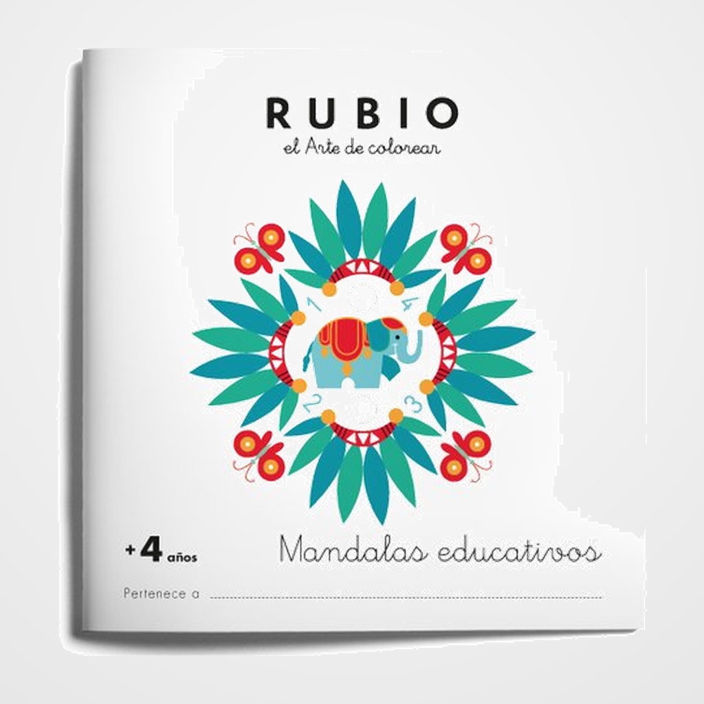 CUADERNO RUBIO A4 MANDALA EDUCATIVO (+4 años)