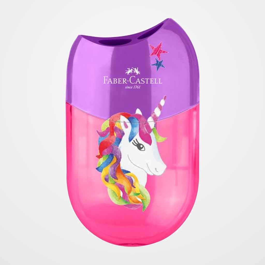 AFILALAPIZ FABER-CASTELL UNICORNIO 2 USOS CON DEPOSITO