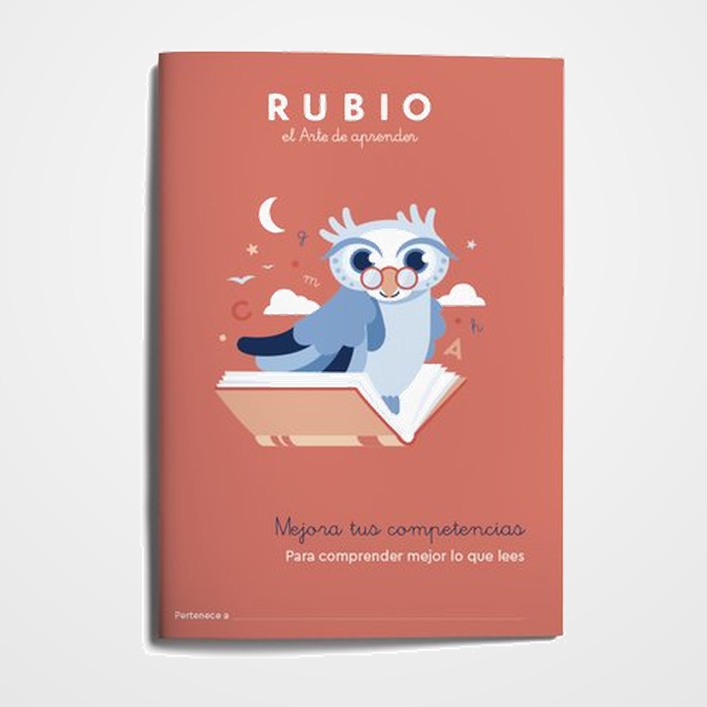 CUADERNO RUBIO A4 MEJORA TUS COMPETENCIAS PARA COMPRENDER MEJOR LO QUE LEES (9-10 años)