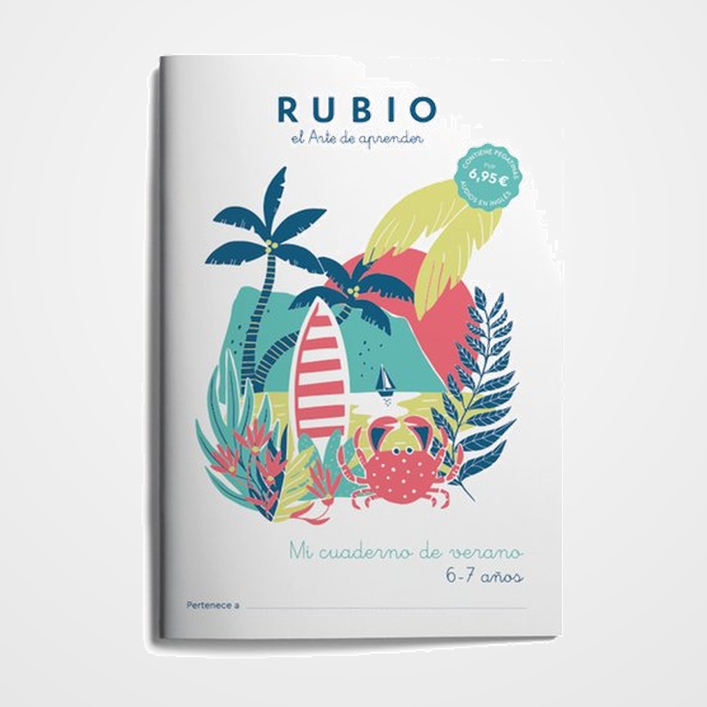 CUADERNO RUBIO A4 MI CUADERNO DE VERANO (6-7 años)