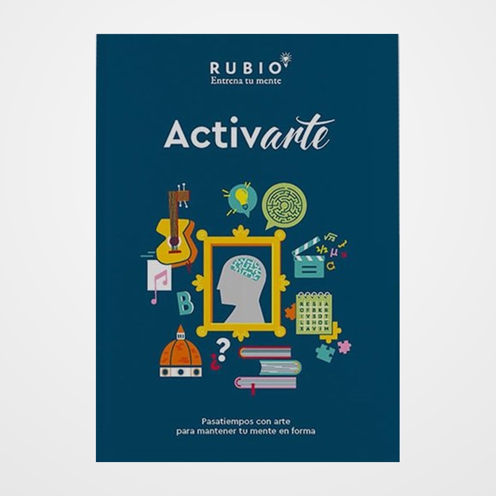 CUADERNO RUBIO A5 ACTIVARTE PASATIEMPOS CON ARTE VOL.1