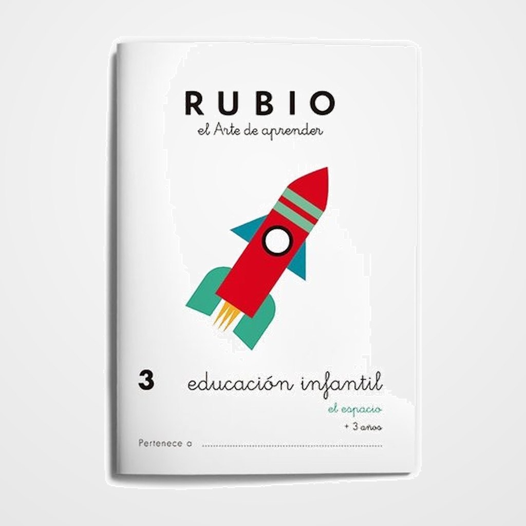 CUADERNO RUBIO A5 EDUCACION INFANTIL Nº 3 - EL ESPACIO (+3 años)