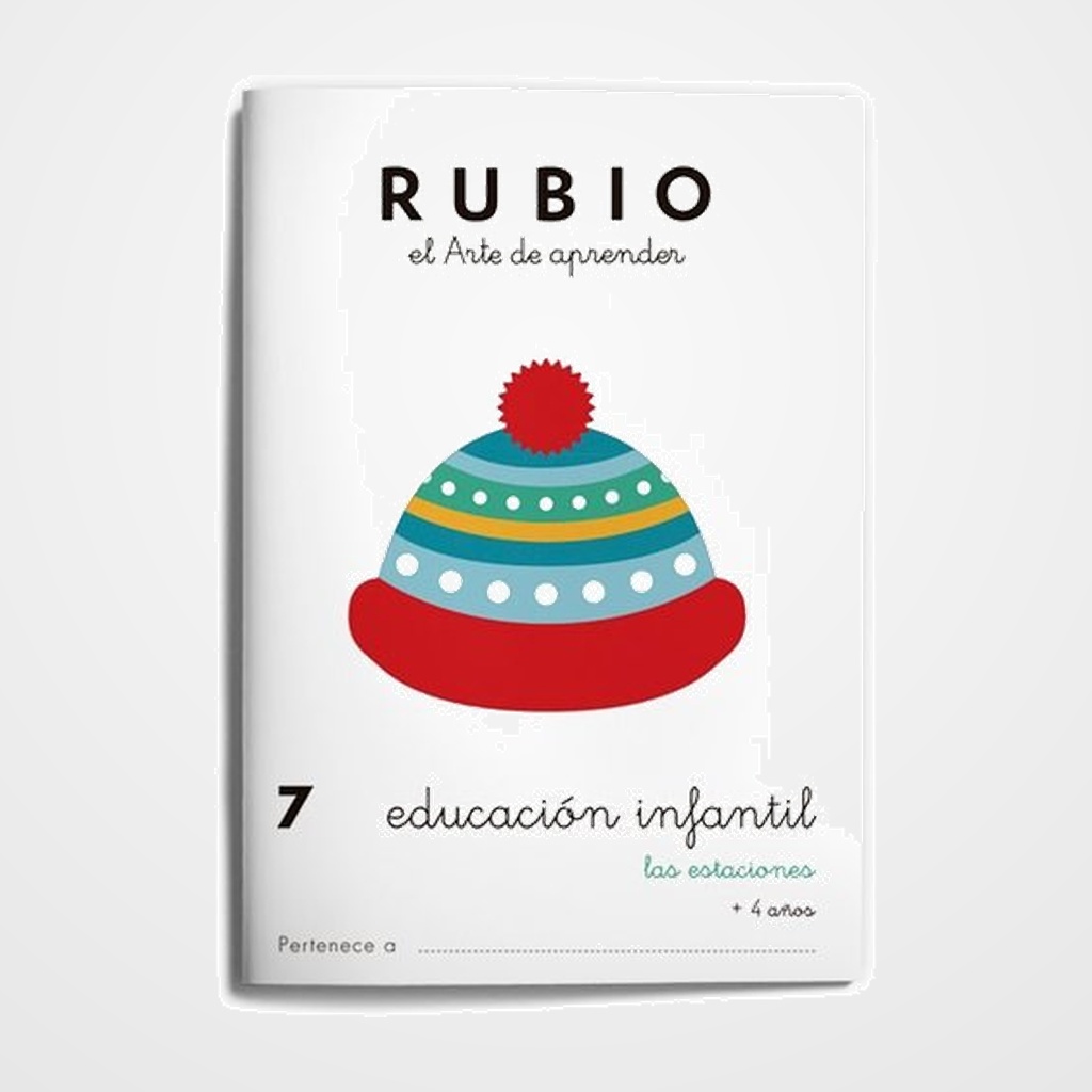 CUADERNO RUBIO A5 EDUCACION INFANTIL Nº 7 - LAS ESTACIONES (+4 años)