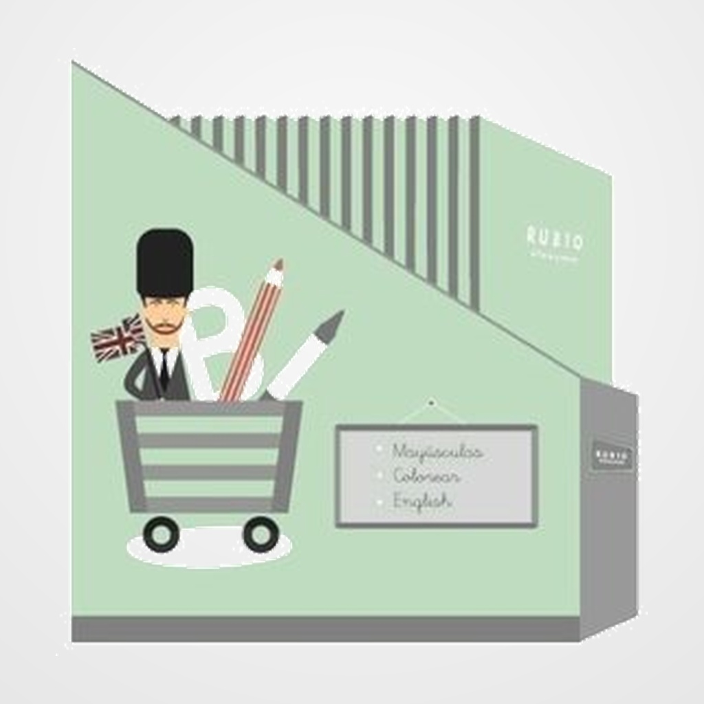 CUADERNO RUBIO EXPOSITOR CARTON A4 SURTIDO de 54 uds.