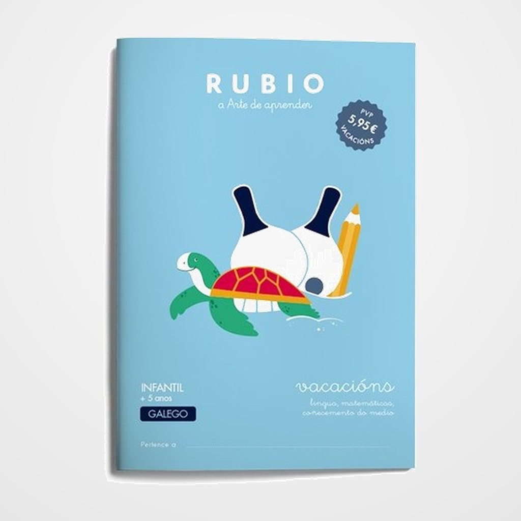 CUADERNO RUBIO (GALLEGO) A4 VACACIONS INFANTIL (+5 años)