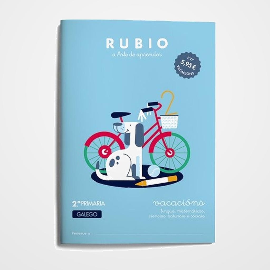 CUADERNO RUBIO (GALLEGO) A4 VACACIONS 2º PRIMARIA (7-8 años)