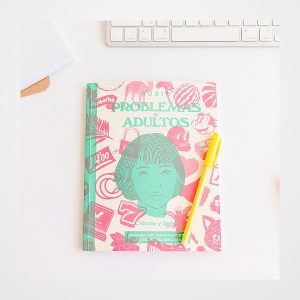 CUADERNO RUBIO 17x22 PROBLEMAS ADULTOS CALCULO Y LOGICA