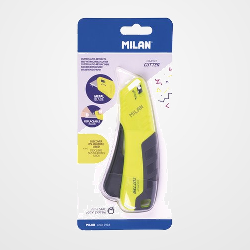 CUTER MILAN COMPACT AUTO RETRACTIL ACID AMARILLO