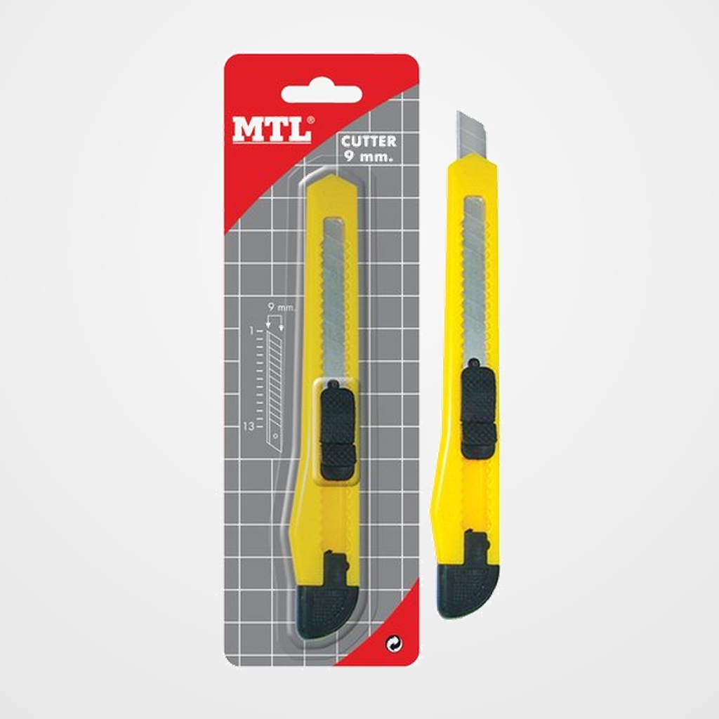 CUTER MLT 9 mm. con GUIA PLASTICO