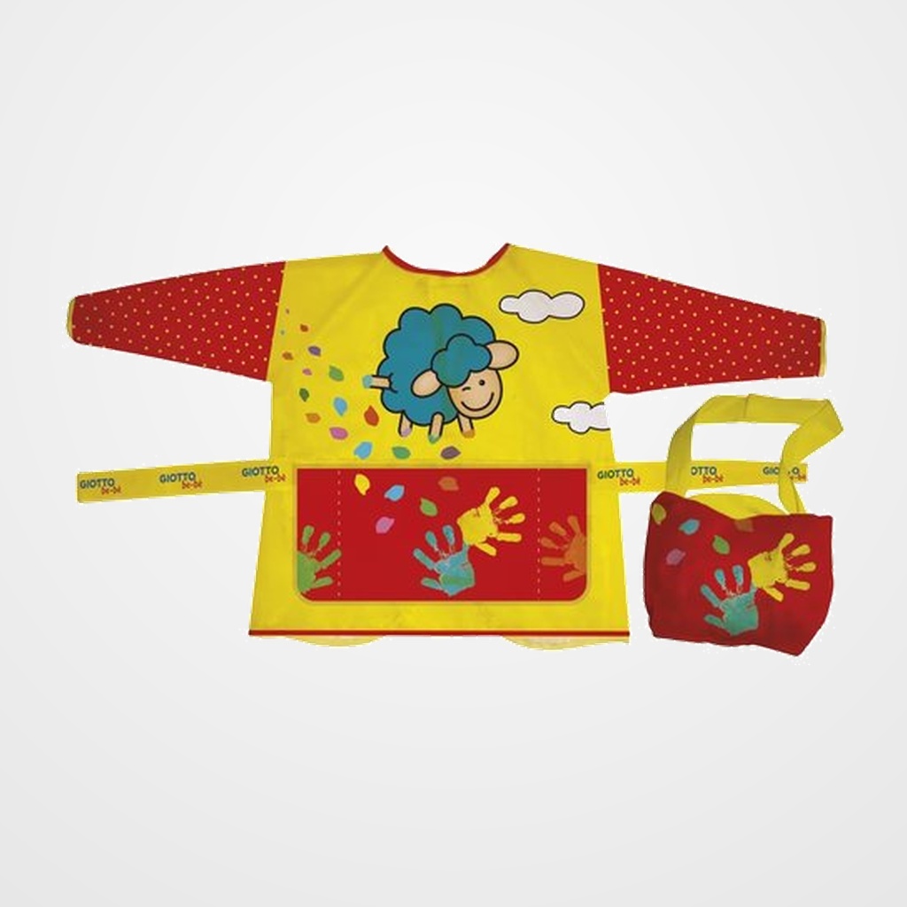 DELANTAL GIOTTO BEBE CON MANGAS AJUSTABLES