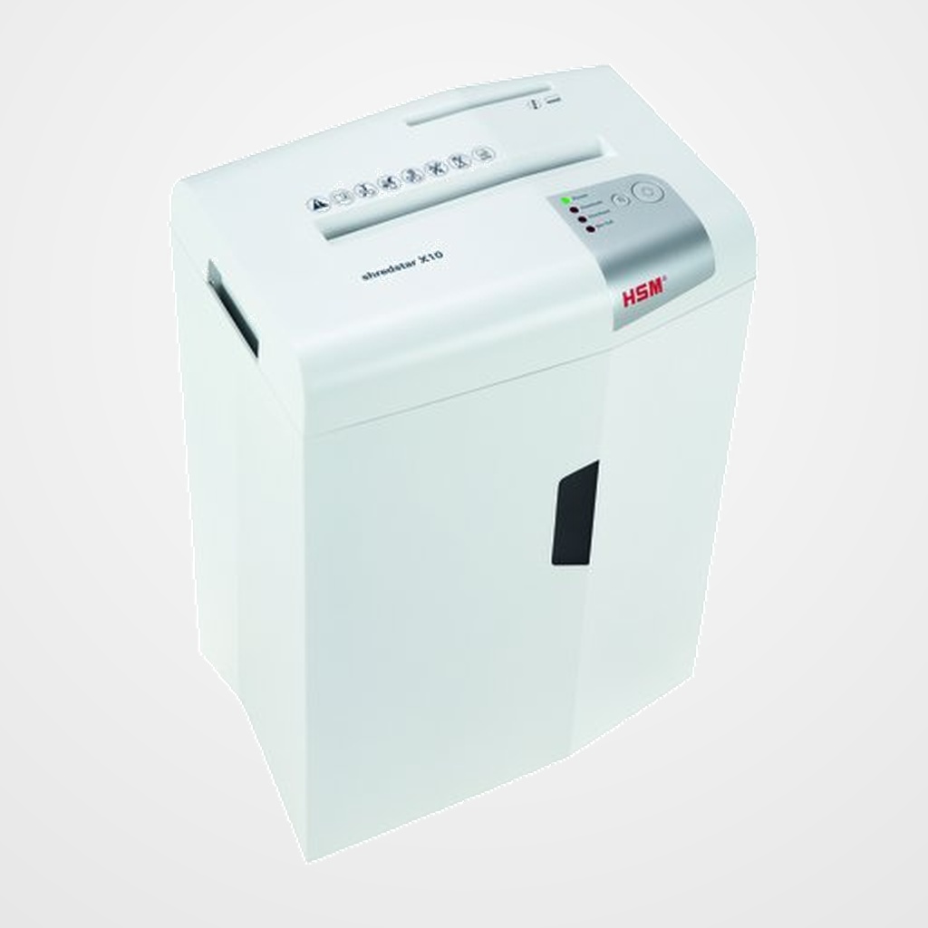 DESTRUCTORA HSM SHREDSTAR X10 (10h PARTIC.) Nivel.seg.P4 - particula 4x30mm, dep.20L