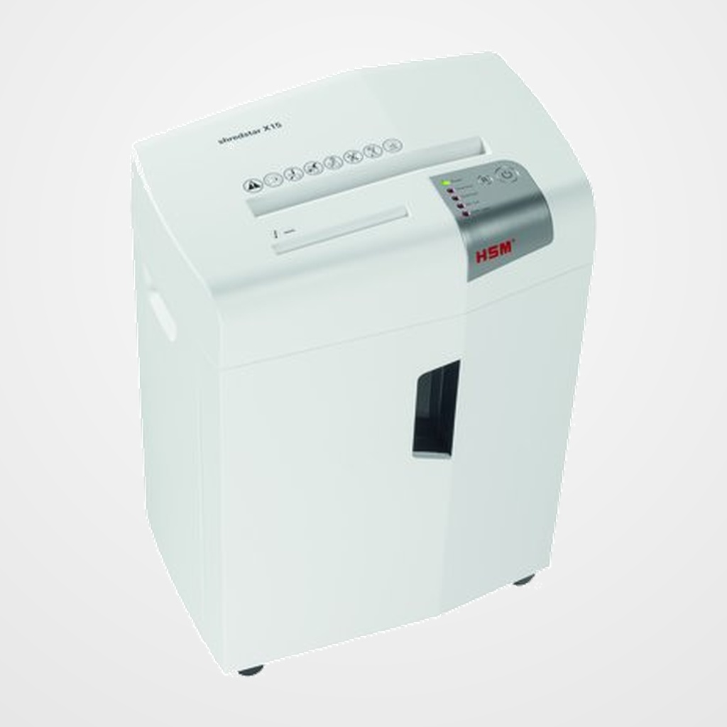 DESTRUCTORA HSM SHREDSTAR X15 (15h PARTIC.) Nivel.seg.P4 - particula 4x37mm, dep.26L
